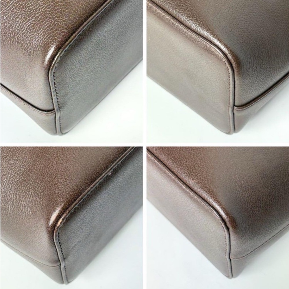 Burberry Brown Vintage Leather Shoulder Bag - Picture 7 of 11